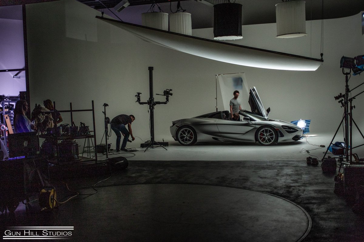 Day 2 with Juice in the Gun Hill Studios infinity cove filming the gorgeous McLaren 720S <a href="/hellojuice/">Juice Moving Images Ltd</a>  #McLaren