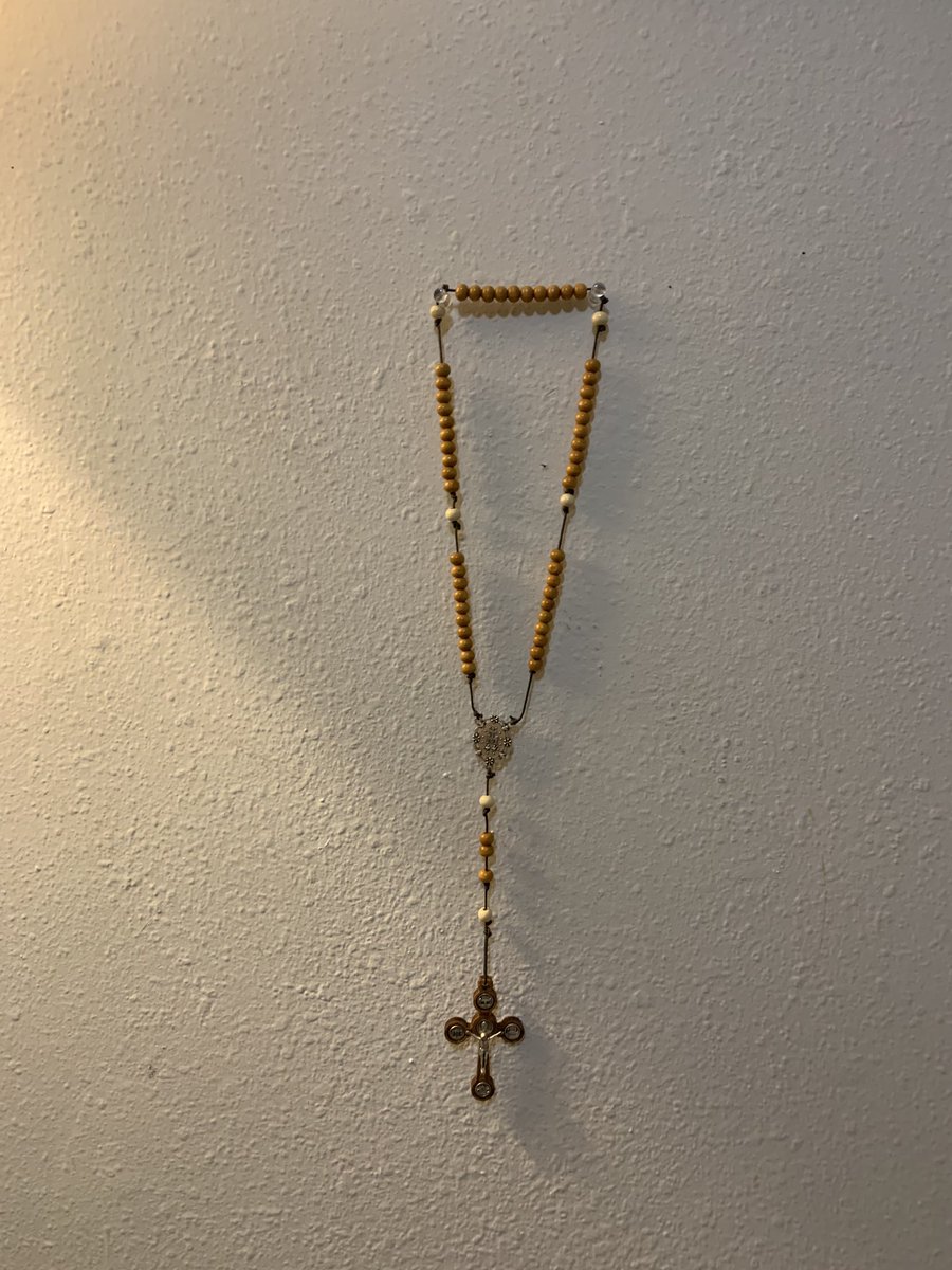 CatholicJustin's tweet image. First handmade Rosary