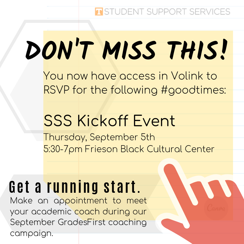 Here's what's happening soon at SSS!