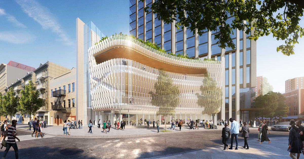 Sigmaairnyc's tweet photo. Harlem church pins renovation hopes on adjacent 33-story tower https://t.co/bwwFCHkpe9 @CurbedNY https://t.co/QEVZRWcu7A
