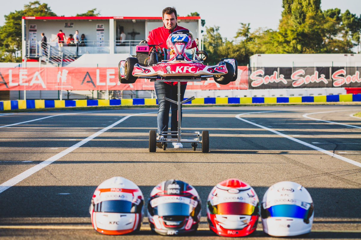 Le 2️⃣7️⃣ en route pour les @24heuresdumans karting ! Rendez-vous dans un mois jour pour jour ! #SRP27
