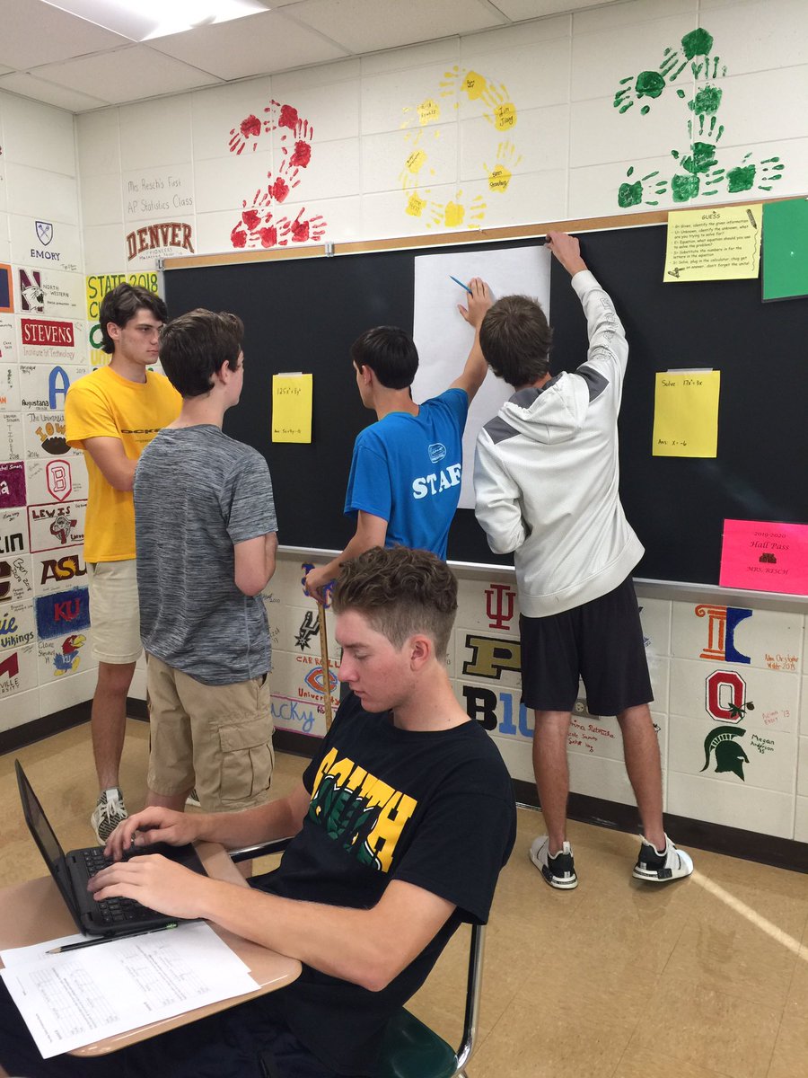 KResch10's tweet photo. First flex day in my Blended Probability and Statistics!@tgrabes17 @joshuatnobilio https://t.co/nLquELK4zz
