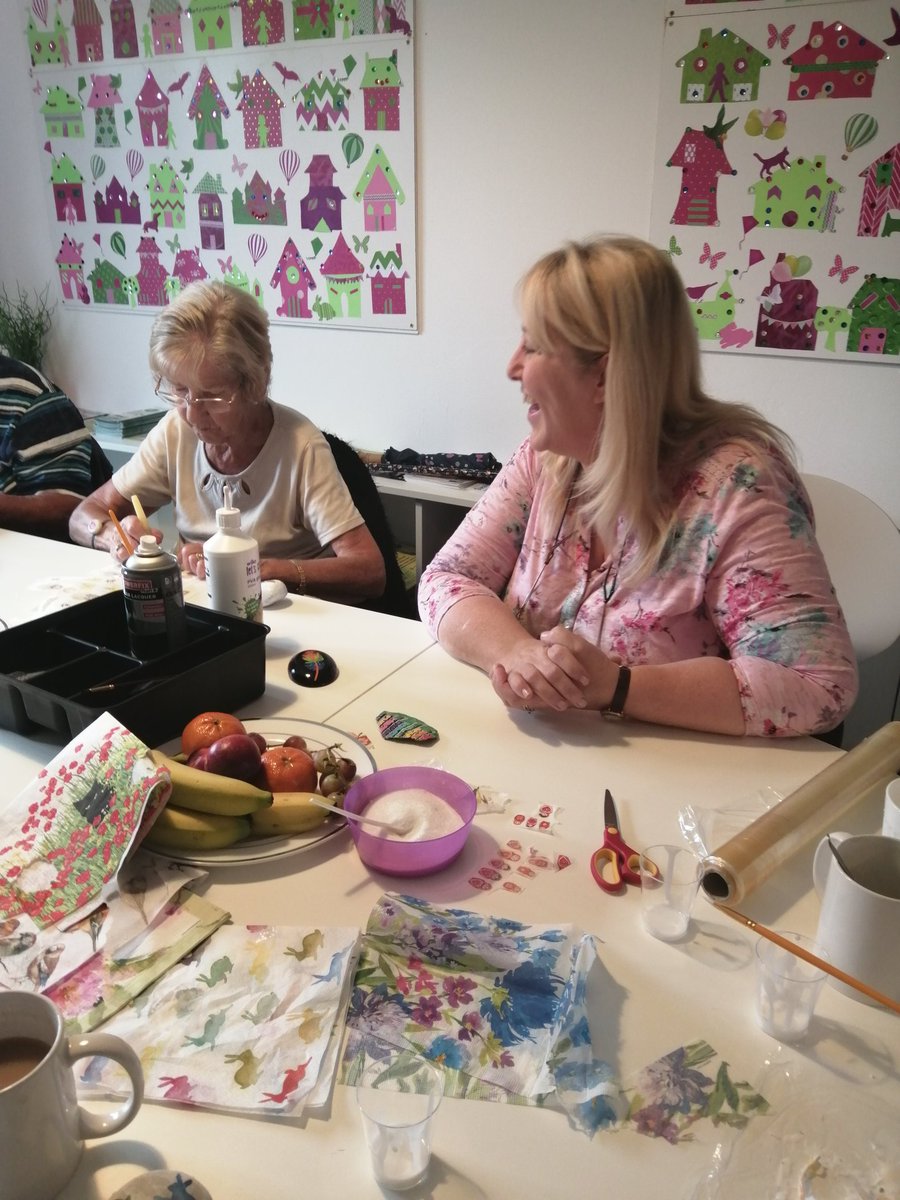 FFOKent's tweet photo. What another amazing session at @moathomes Cavell Way Community Hub. We got very creative with Cheryl Gall, rock painting whilst chatting over a healthy brunch. https://t.co/W0IZFkx6hL