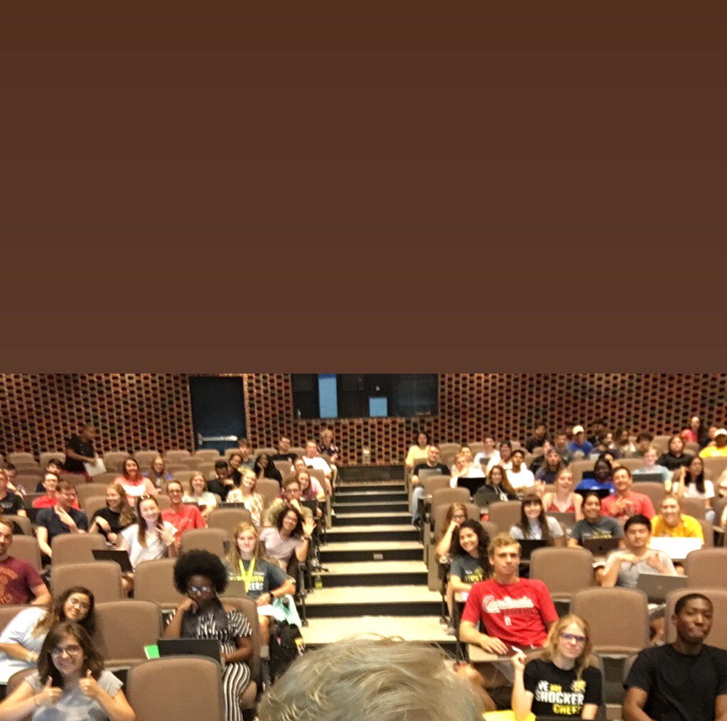 I love seeing these faces every M/W/F.  They’re giving me hope for the future of theatre and our nation!