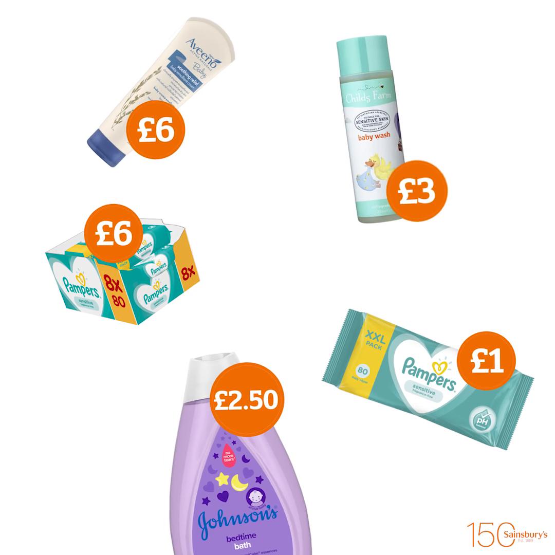 aveeno baby wash sainsburys