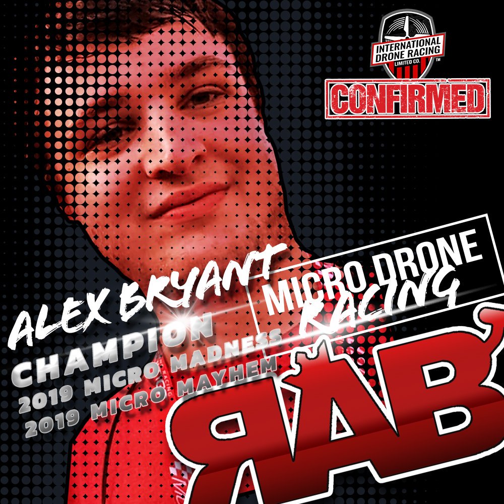 DroneRacingLC's tweet photo. Confirmed to fly: the current Drone Zone NJ champion, Alex "rabfpv" Bryant! Can he hold his title at our micro drone race and take home a piece of $10,000 USD*?

Get registered for the race and prepare to defeat Alex!

#IDRLC #WhereTalentIsRewarded https://t.co/HP2B3oqVkn