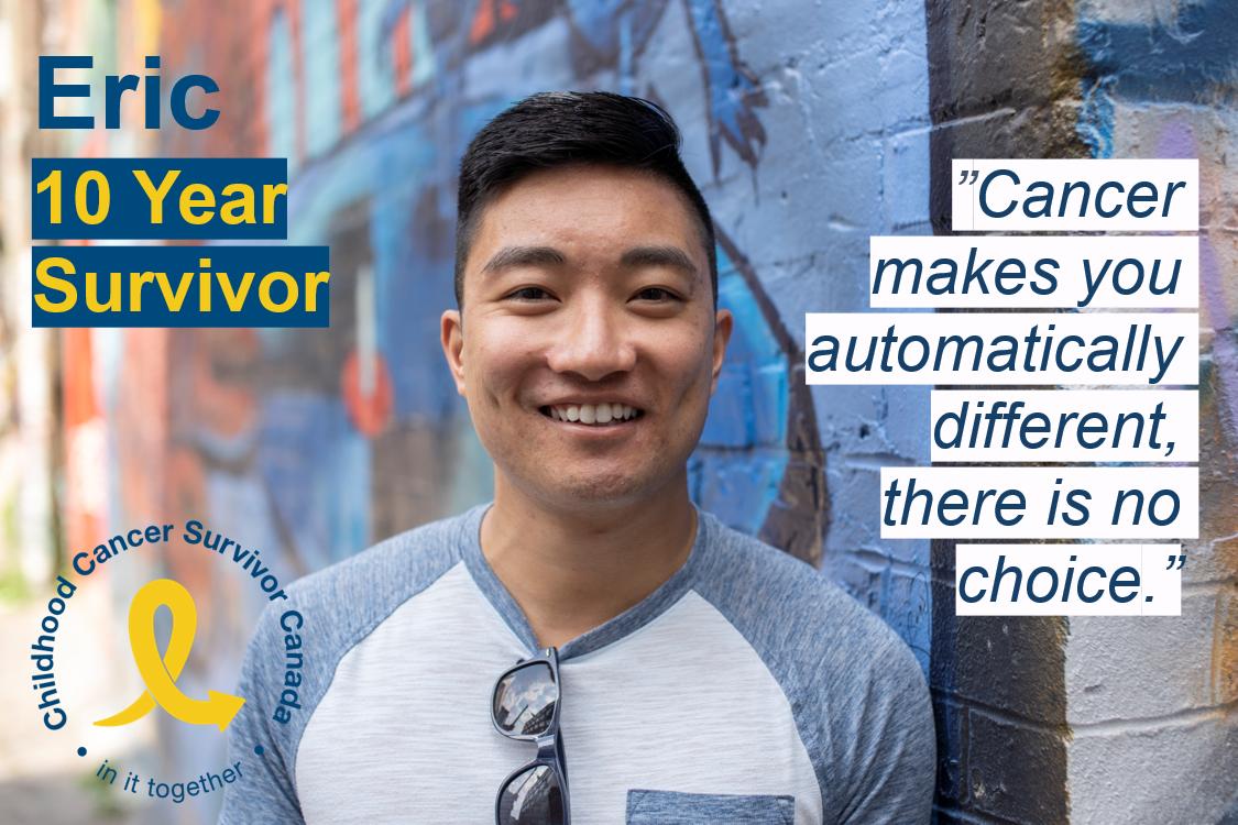 ChildCancerSurv's tweet photo. The effects of childhood cancer often don't end just because treatment does. Our vision is to empower survivors like Eric to live happier, healthier lives via community, education, awareness and access to the right care when needed. Please do follow our journey as we get set up. https://t.co/JX2Avuw2Hz