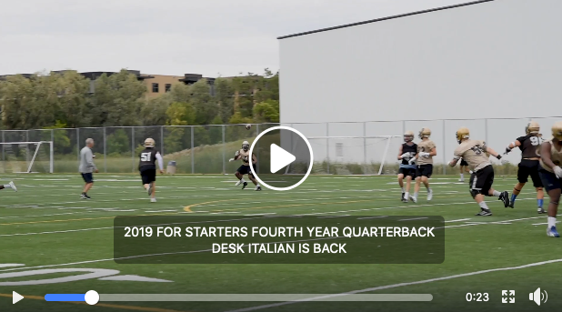 umbisons's tweet photo. Auto-generated captions doing QB1 dirty ๐
#BisonsTV ๐ season preview drops this afternoon! https://t.co/wsKpyNcAhd