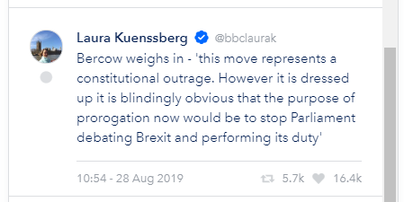 BlurrtUK's tweet photo. And for @bbclaurak conveying the outraged reaction of the speaker https://t.co/2eGMHJaqAK