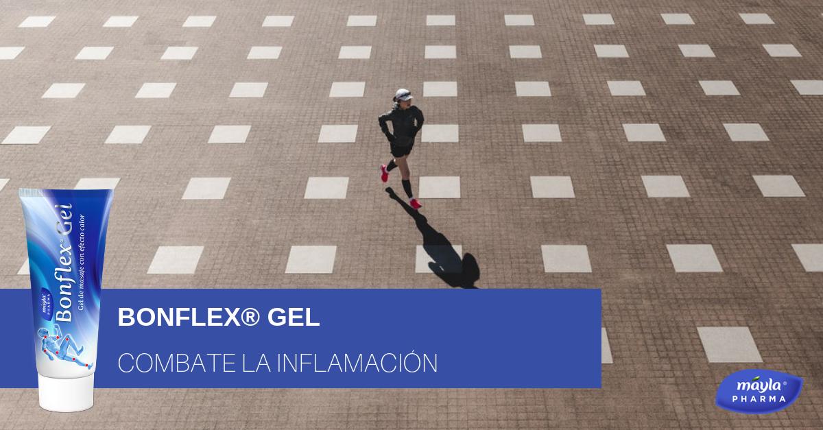 Con el gel de masaje efecto calor Bonflex® Gel reducirás molestias musculares actuando de forma eficaz sobre inflamaciones: bit.ly/BXGel