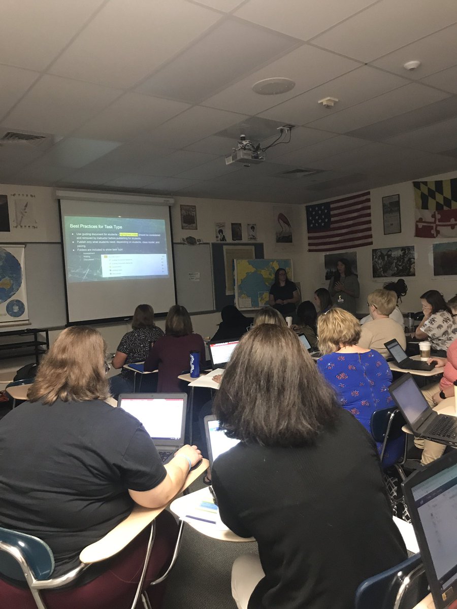 anne_navazio's tweet image. Excited to share @Schoology blueprint courses with #FCPSela teachers this morning! Thanks to all of our writers who helped!