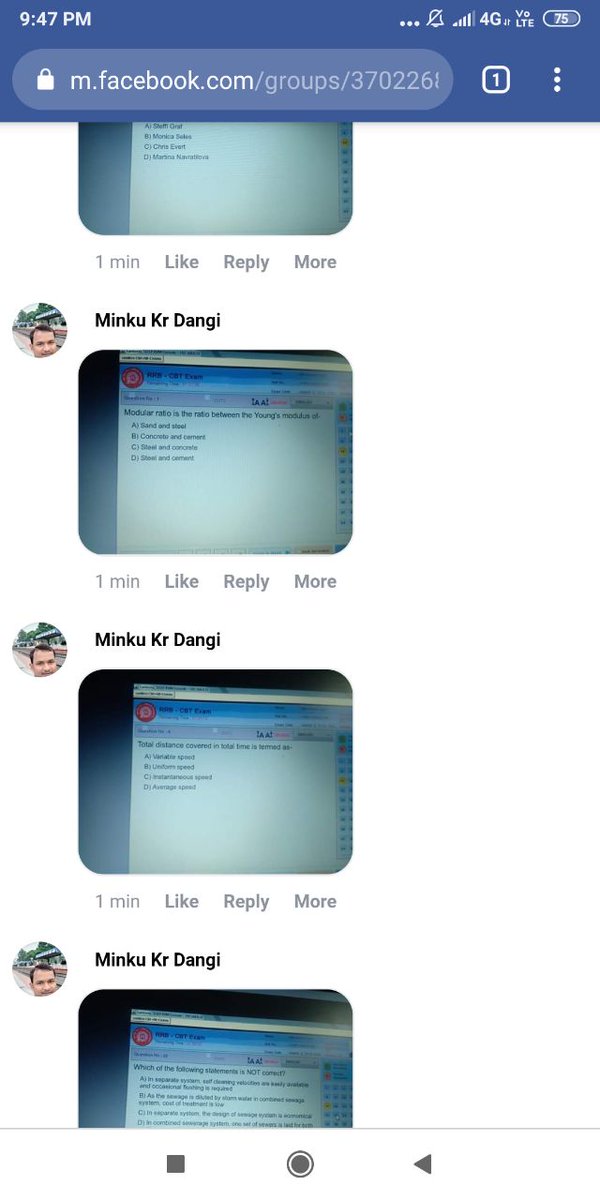 urRDX's tweet photo. @RailMinIndia @PiyushGoyal @PiyushGoyalOffc 

Was RRB JE CBT 2 out? I found all the questions on facebook, all the images are taken by camera, how it could be possible? This is Clearly Cheat with hardworking students. #rrbjescam https://t.co/mIzG9kY3j9
