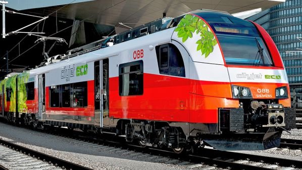 railjournal's tweet photo. ÖBB battery-electric train to carry passengers next month https://t.co/pQ8Fy8iVdm https://t.co/33uUMwp9c8