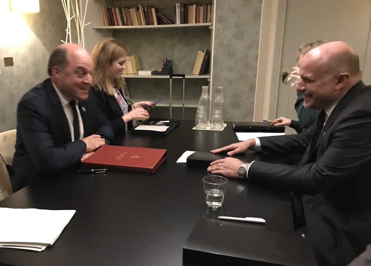 MoD_Estonia's tweet photo. #Estonian DefMin Luik met #UK Defence Secretary @BWallaceMP to discuss defence cooperation and @NATO Leaders' Meeting in #London. Exercises #BalticProtector & #Tractable are important for strengthening #Allied presence in the #Baltic region. #WeAreAllies @ukinestonia @DefenceHQ https://t.co/UKEMqVEOBp