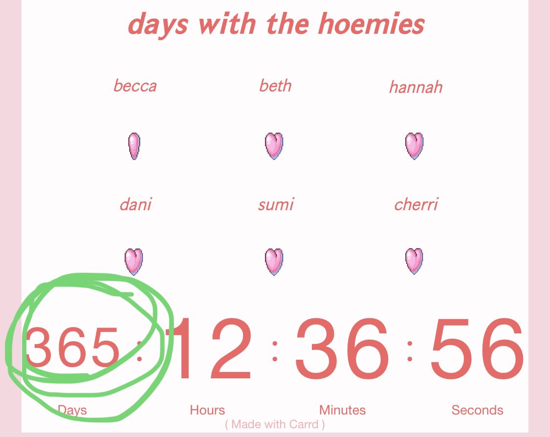 persuhna's tweet photo. happy 1 year to the hoemies... it’s been one of the best years of my life thanks to y’all and i’m so lucky to have such amazing friends 🥺💜 https://t.co/6A8L9eIM3j
