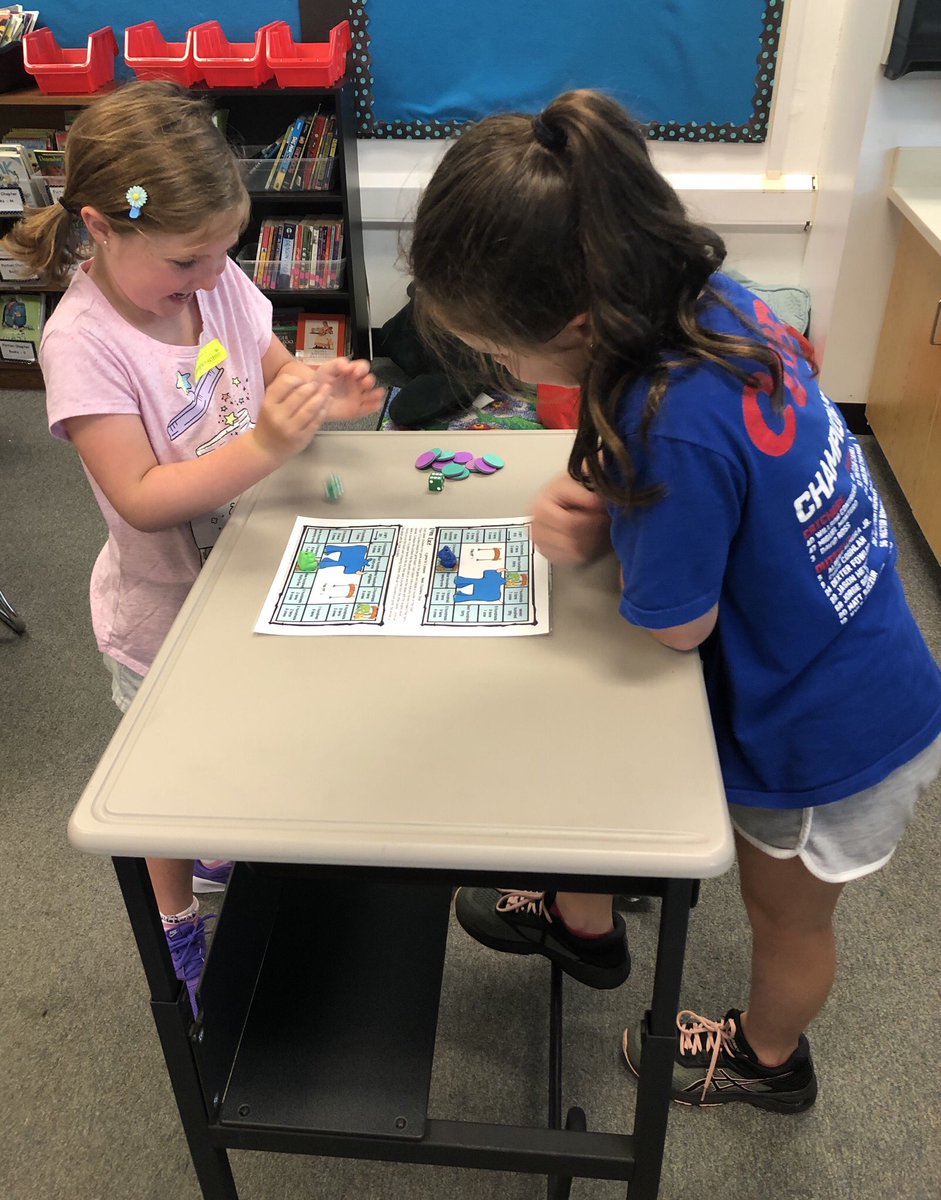 Classroom206's tweet photo. First week of school! Playing a place value math game and building our reading lives with our reading partners #EngageD64 https://t.co/LfPgZU8w4A