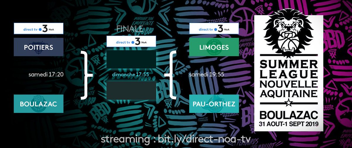 F3Limousin's tweet photo. 🏀 Fans du @pb86officiel / @BoulazacBasketD / @limogescsp #CSPNation / @EBPLO et du basket français en général, suivez 4 rencontres en direct 🔴 (petite finale dimanche 15:25) et en accès libre 😋🖖 tout le week-end sur #NoATV https://t.co/SrDXzwGqmT https://t.co/jdPb5zIk86