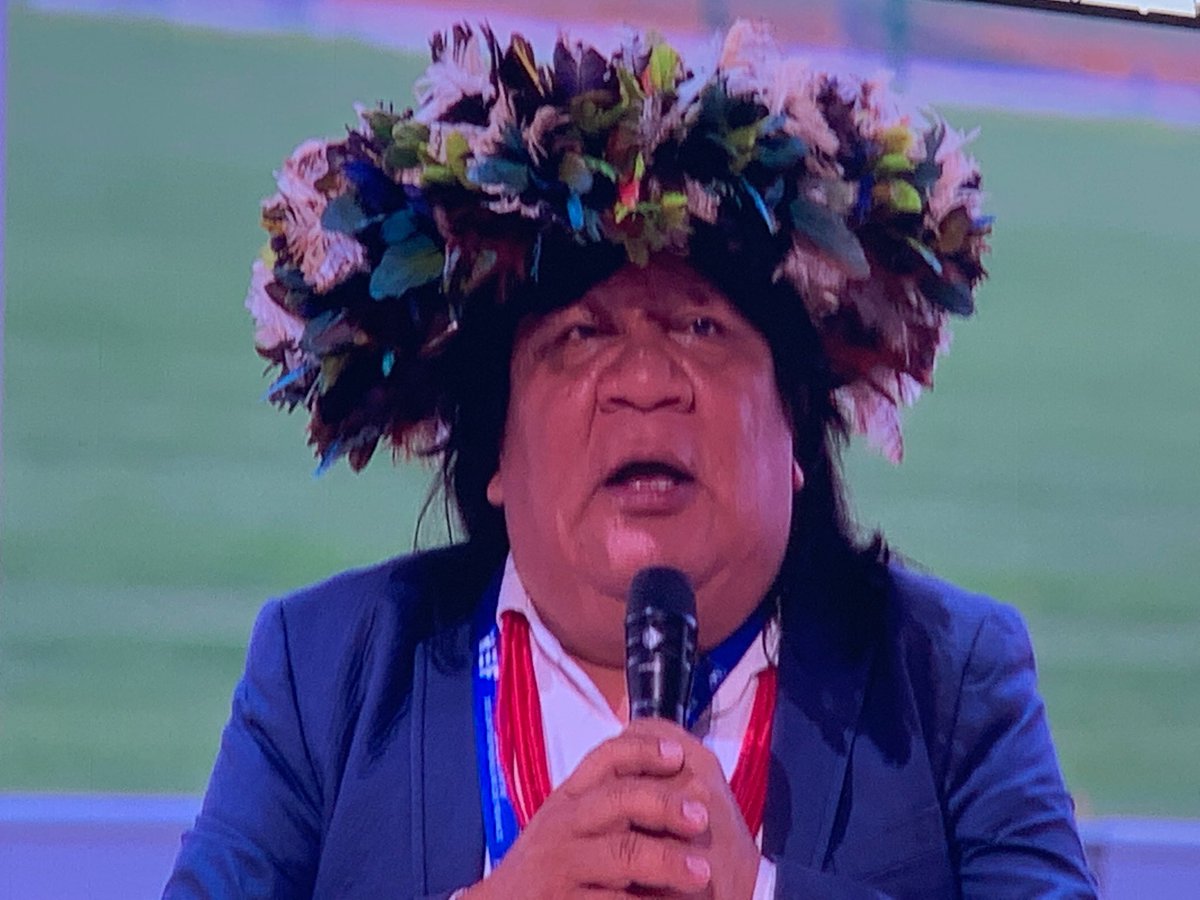 #almir narayamoga suiri #amazonie #LaREF19 : “c’est l’union et la solidarité qui pourra changer le monde, et non les jeux d’ego, de pouvoir. Nous avons le temps de nous unir pour agir pour garantir un meilleur avenir pour tous.”