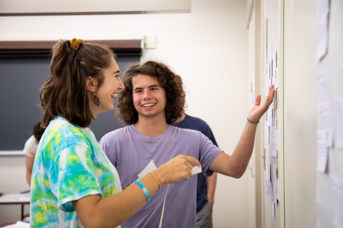 BardCollege's tweet photo. It's the last day of Language and Thinking 2019! We can't wait to see where the new semester takes our new students. Here are some snapshots from the last few weeks. Photos by Chris Kayden and Karl Rabe. #bardcollege #bard23 https://t.co/ViEVd20zIr