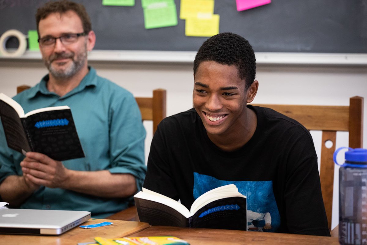 BardCollege's tweet photo. It's the last day of Language and Thinking 2019! We can't wait to see where the new semester takes our new students. Here are some snapshots from the last few weeks. Photos by Chris Kayden and Karl Rabe. #bardcollege #bard23 https://t.co/ViEVd20zIr