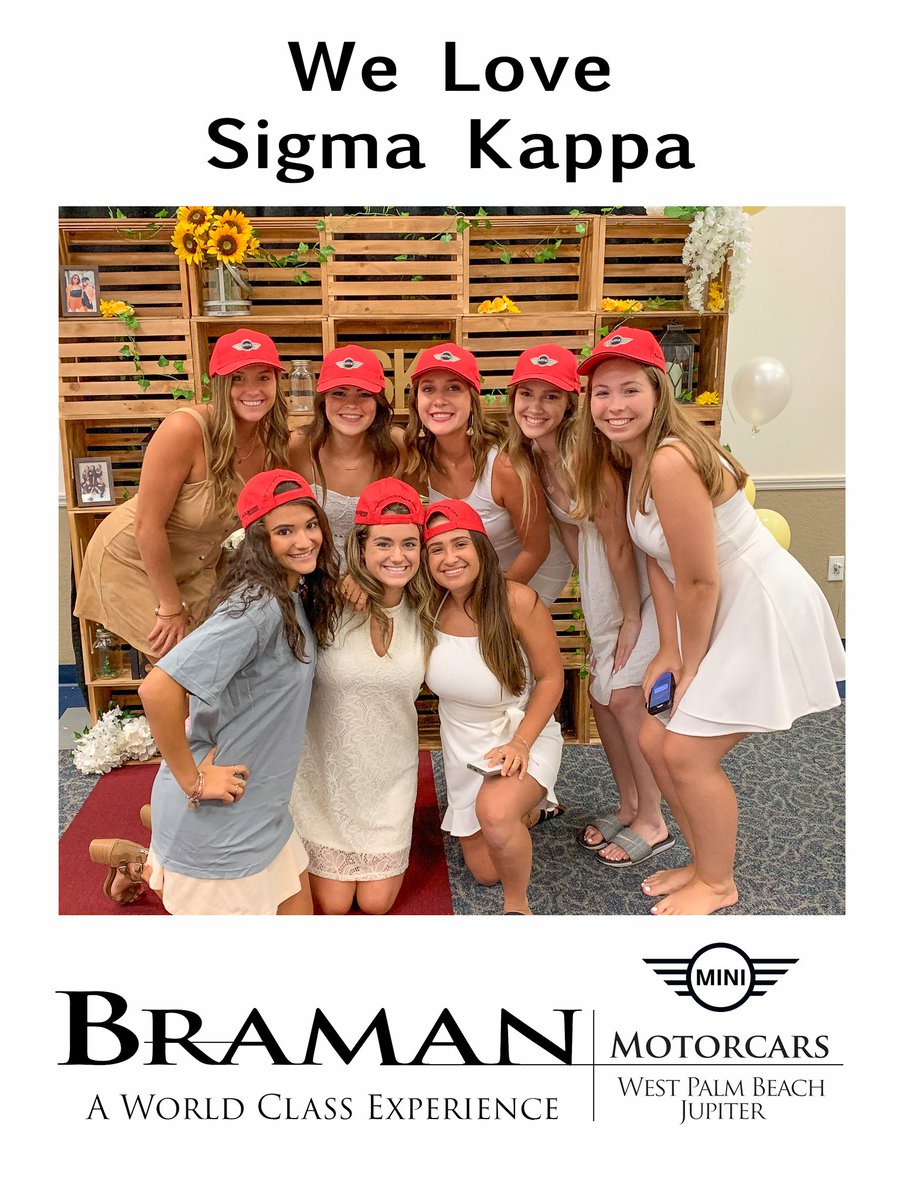 Welcome to the Greek Life! Braman MINI of Palm Beach "rushed" over to provide pizza and refreshments for the girls of Sigma Kappa at FAU <a href="/SigmaKappaFAU/">Sigma Kappa Sorority</a>  during #FAUGreekLife #PanLove #Sororityrecruitment 😍