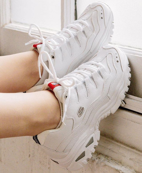 treadfresh's tweet photo. Keep it simple &amp; sophisticated with Skechers D LITE  Avaliable @treadfresh https://t.co/CTRCMbxz3x https://t.co/yFcYUOSecu