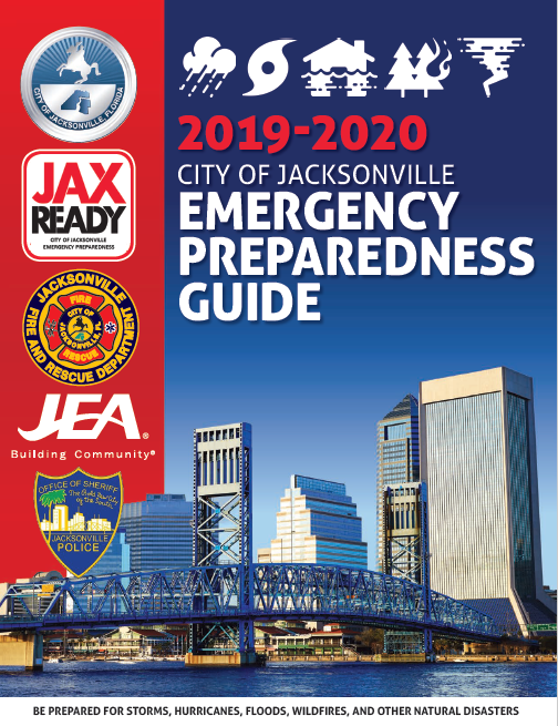 NewsfromJEA's tweet photo. Have you checked out the @CityofJax's 2019-20 Emergency Preparedness Guide? In it, you'll find information about shelters, evacuations, post-storm recovery, and more. https://t.co/lASci4hgc6 https://t.co/C5hLOsCkwd
