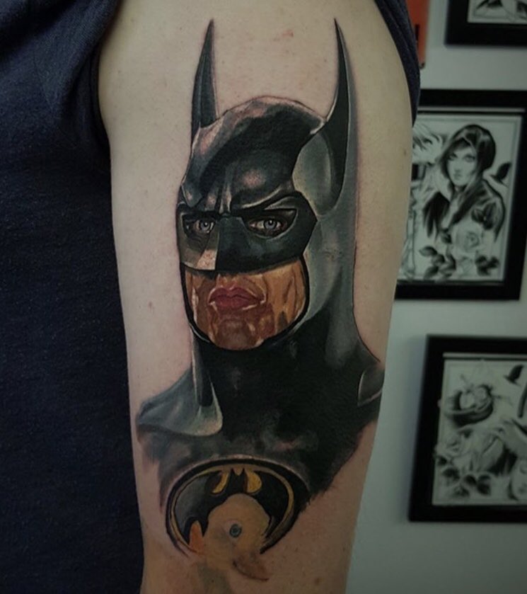TattooBlueprint's tweet photo. Really cool colour #batman #tattoo done today by Jon cav tattoos. We can cover any style of tattoo at our studio. For enquires please email blueprinttattoostudio@gmail.com

#liverpool #marvel #tattoos #tattooideas #follow #retweet #twitter https://t.co/ySZFORh5jr