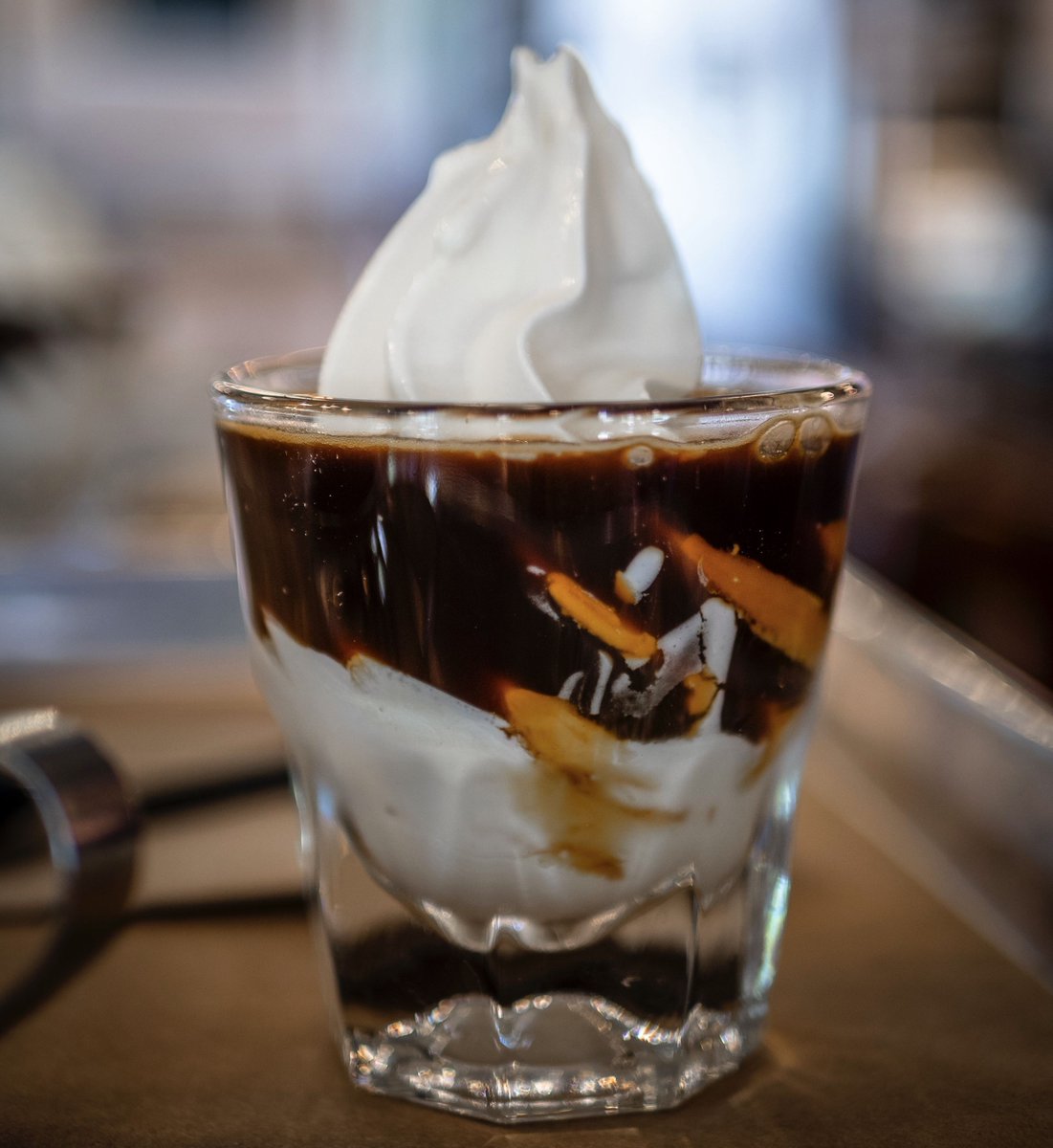 When life gives us coffee and ice cream, we make Affogato! ☕️🍦 #EatBONAPITA #BONAPITA #WestRoxbury #Boston