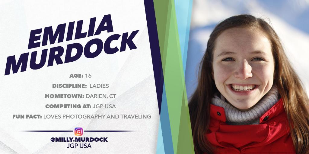 USFigureSkating's tweet image. LADIES: 

Emilia Murdock ‼️