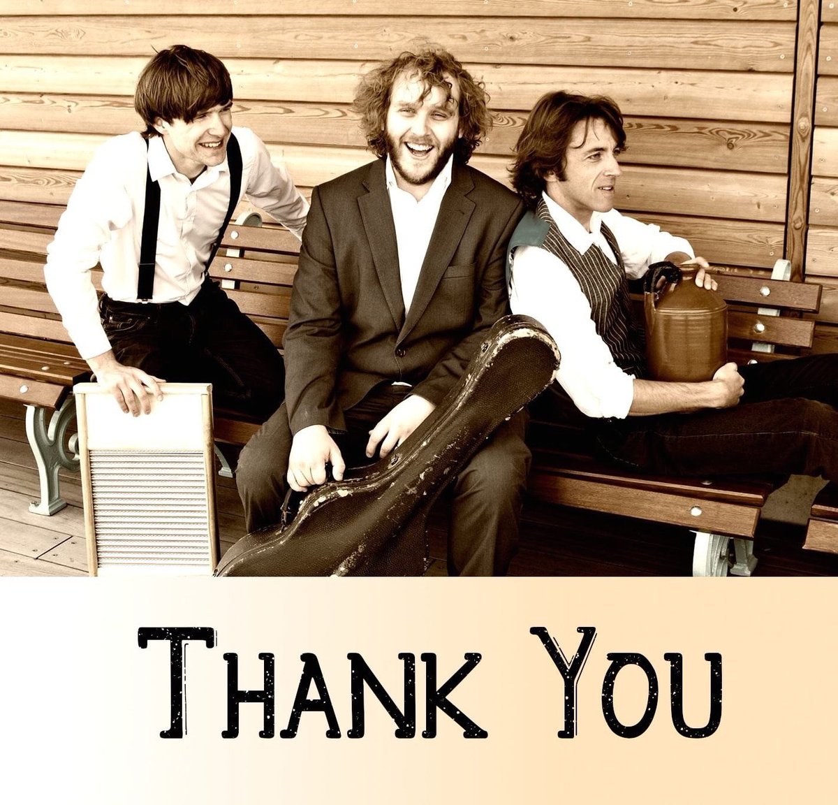 After 5 years and 220+ shows, we are tucking away our swanee and moving on to new musical opportunities. Thanks to all fans, festivals and promoters - you’ve taken this little jug band further than any of us imagined. Big thanks, love and booming jugs! x