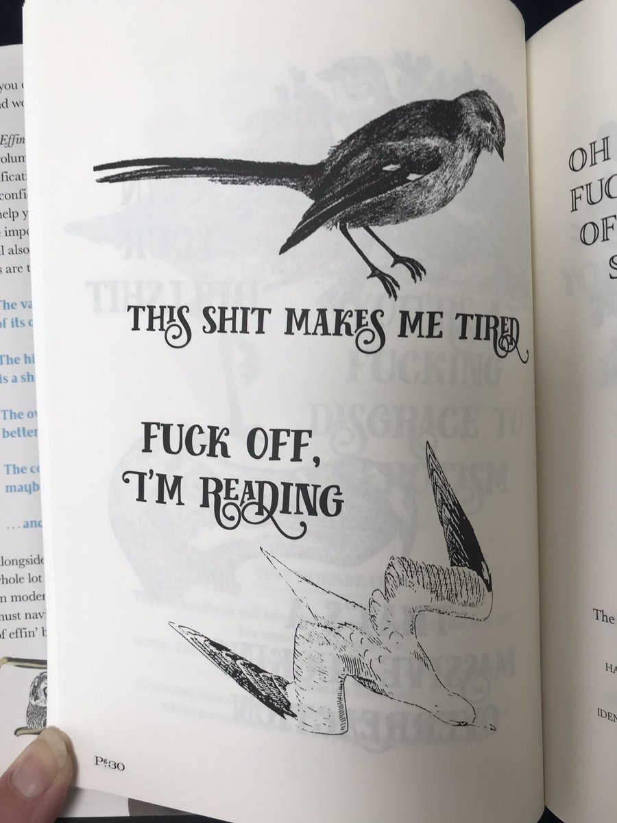 BookishChat's tweet image. Probably the best one for all us bookish folk.....#fuckoffimreading @EffinBirds