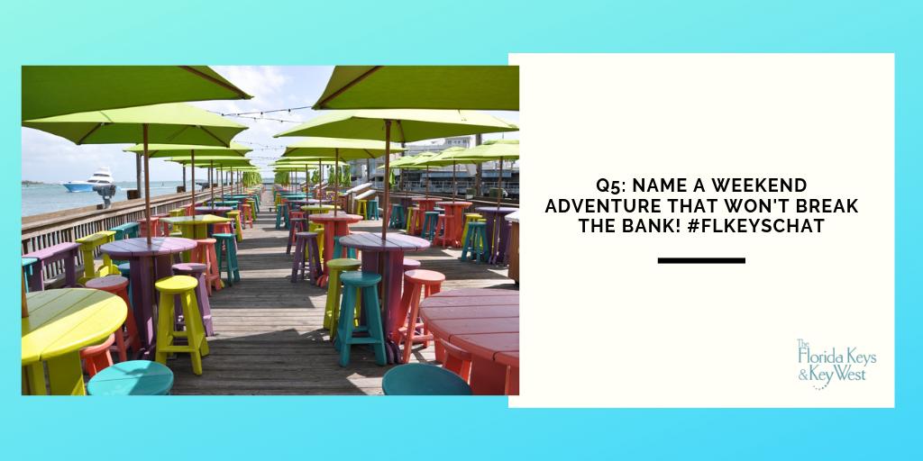 thefloridakeys's tweet photo. Q5: Name a weekend adventure that won't break the bank! #FLKeysCHAT https://t.co/oHADlfDZon
