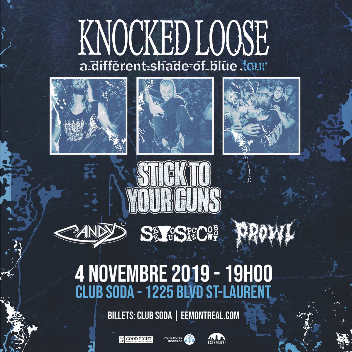 MONTREAL! We will be playing with <a href="/knockedloose/">Knocked Loose</a> along with <a href="/STYGoc/">Stick To Your Guns</a> <a href="/Candygonnadie/">Candy</a> &amp; <a href="/syscband/">SeeYouSpaceCowboy</a> at CLUB SODA on NOV 4TH

Go get your TIX asap and buy ADSOB if you haven't yet!

lepointdevente.com/billets/clb191…