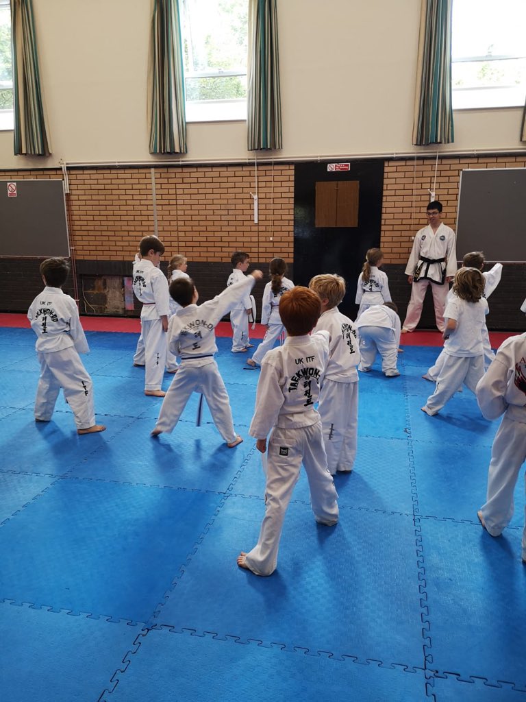 HSTSTKD's tweet photo. Another great Little Dragons half day training this morning @ HSTS Taekwon-Do. All were fantastic and had lots of fun as well as learning their Tkd techniques. #hststkd #utatkd #ukitf #hitchin #stevenage #bartonleclay #herts https://t.co/Q0cxoE1si1