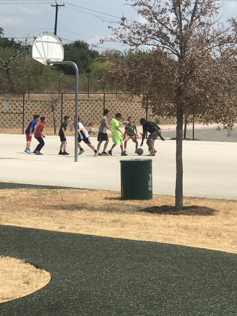 MsBurkett5th's tweet photo. Caught at recess...Mr. Massey showing off his moves! https://t.co/zbs6l7PT5i