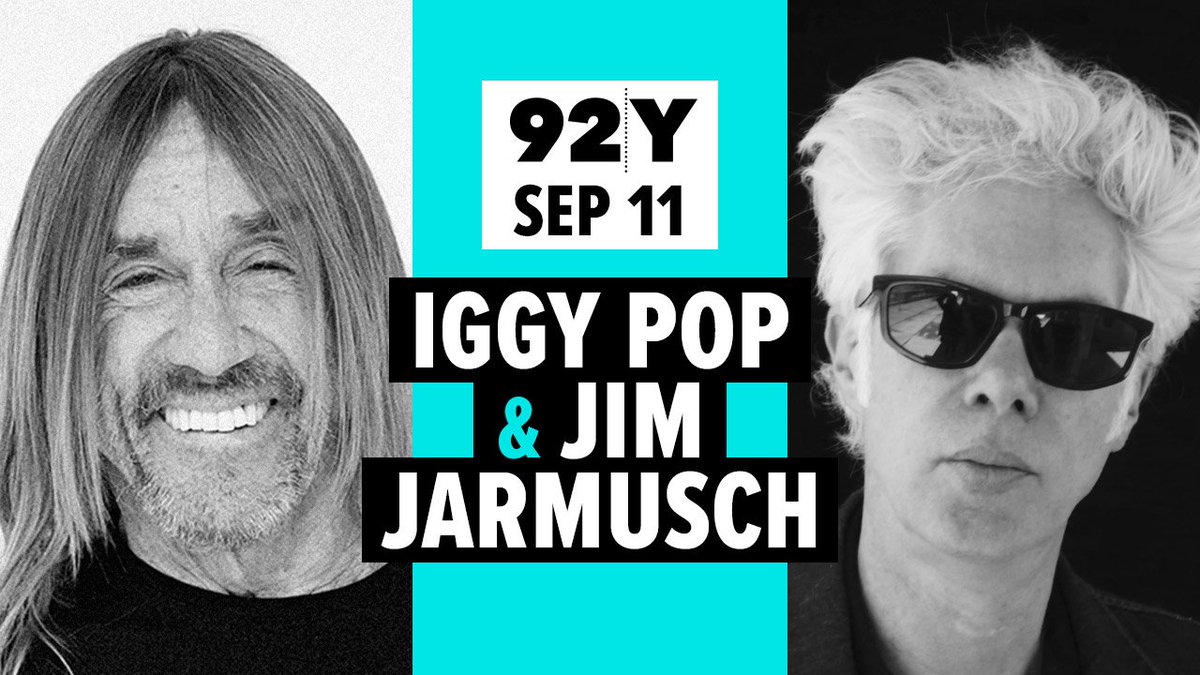"a real Midwestern gentleman" - <a href="/JimJarmusch/">Jim Jarmusch</a> on <a href="/IggyPop/">Iggy Pop</a> in this week's <a href="/NewYorker/">The New Yorker</a> newyorker.com/magazine/2019/…. The two longtime friends are here Sep 11 - don't miss out! 92y.org/event/iggy-pop…