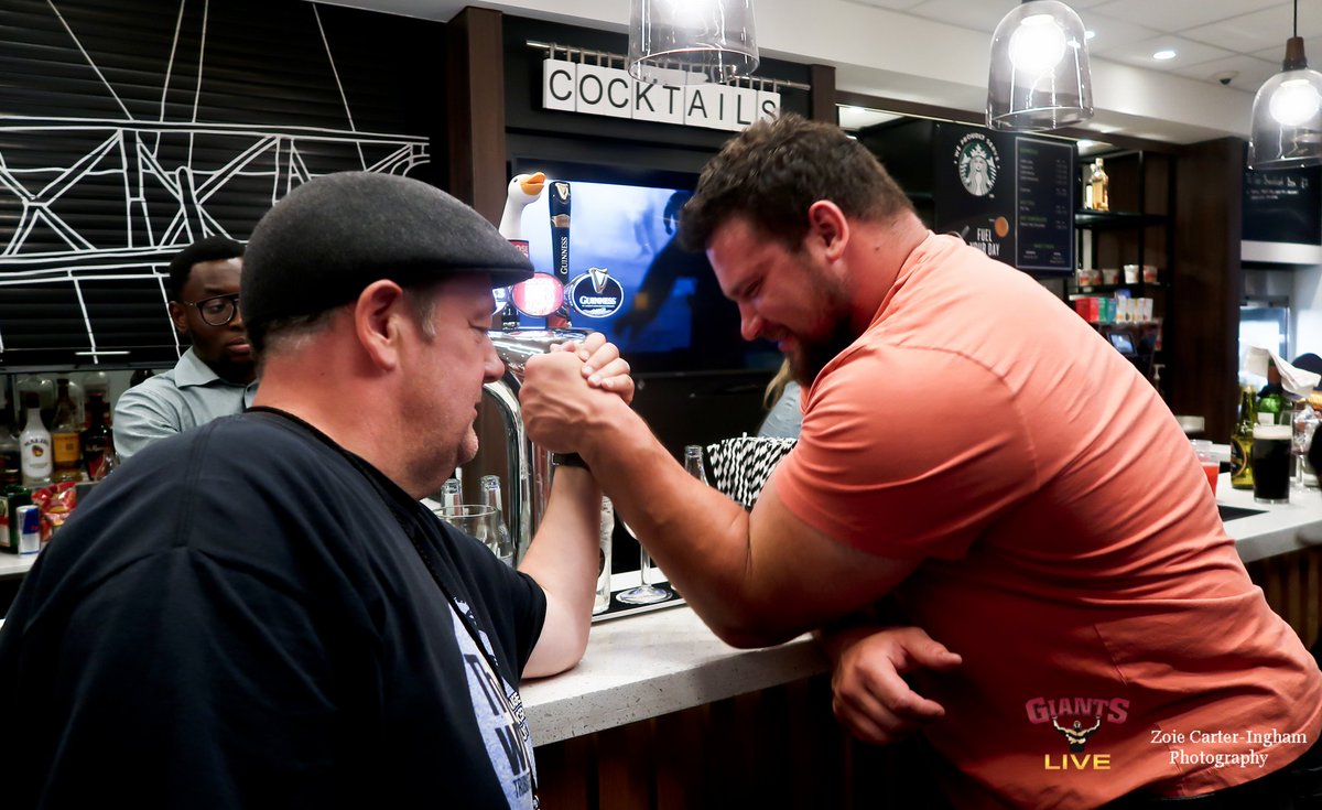 Zoie Carter-Ingham (@photographyzoie) on Twitter photo When <a href="/JohnnyVegasReal/">Johnny Vegas</a> met World Strongest Man Martins Licis after the <a href="/GiantsLiveWSM/">GIANTS LIVE STRONGMAN</a> show Wembley & challenged him to an arm wrestle 💪 😁 When <a href="/JohnnyVegasReal/">Johnny Vegas</a> met World Strongest Man Martins Licis after the <a href="/GiantsLiveWSM/">GIANTS LIVE STRONGMAN</a> show Wembley & challenged him to an arm wrestle 💪 😁
