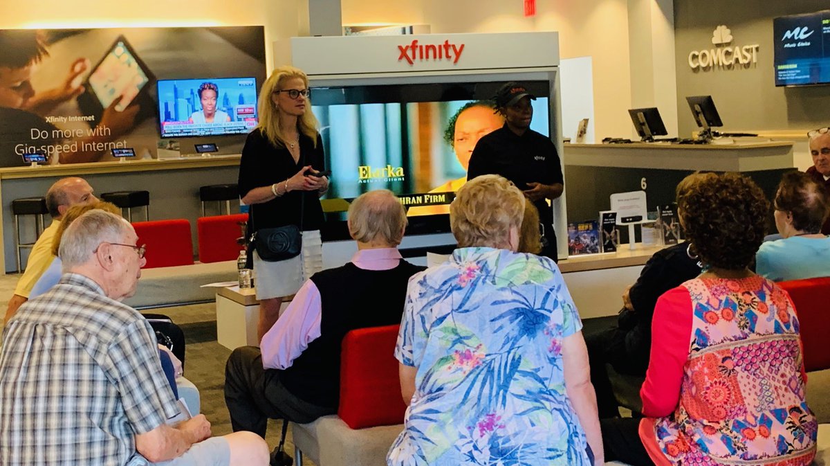 Melanie20735's tweet photo. What an AWESOME day at the ⁦@ComcastBeltway⁩ ⁦@LeisureWorldMd⁩ special Day at our #Xfinitystore ! Love our Leisure World residents and customers! Can’t wait to connect all with X1 and Extreme Pro Internet! #Xfinitycommunities https://t.co/qxUNSIs5mt