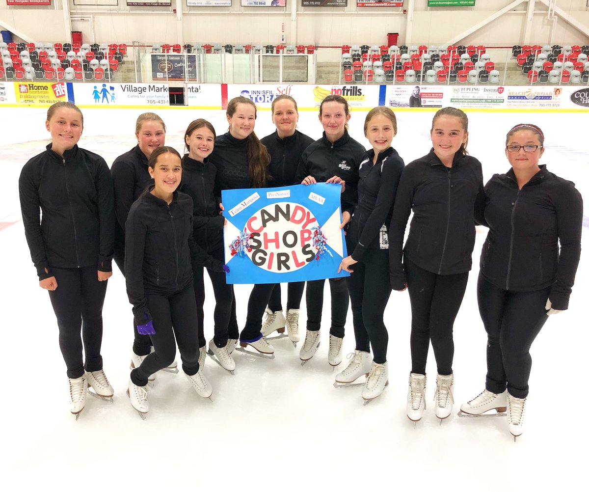 Introducing Team Mariposa Pre Novice! It was program reveal day at camp today! 
#TeamMariposa #SynchroMariposa