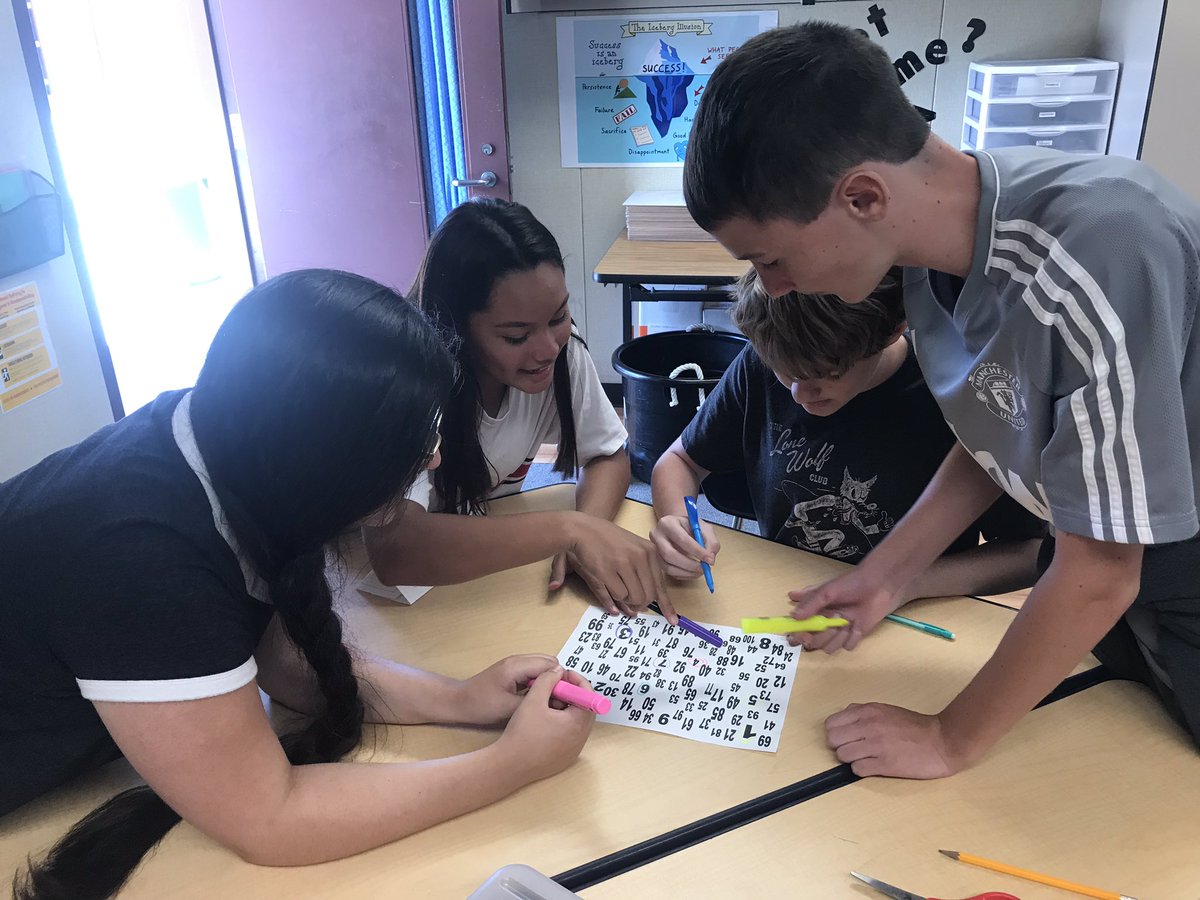 What a great first few days of school!! Thank you <a href="/burgessdave/">Dave Burgess</a> and <a href="/saravdwerf/">Sara VanDerWerf</a> Playdoh activity + Name Tents + 100 Numbers = Fun and engaging first days of school!
