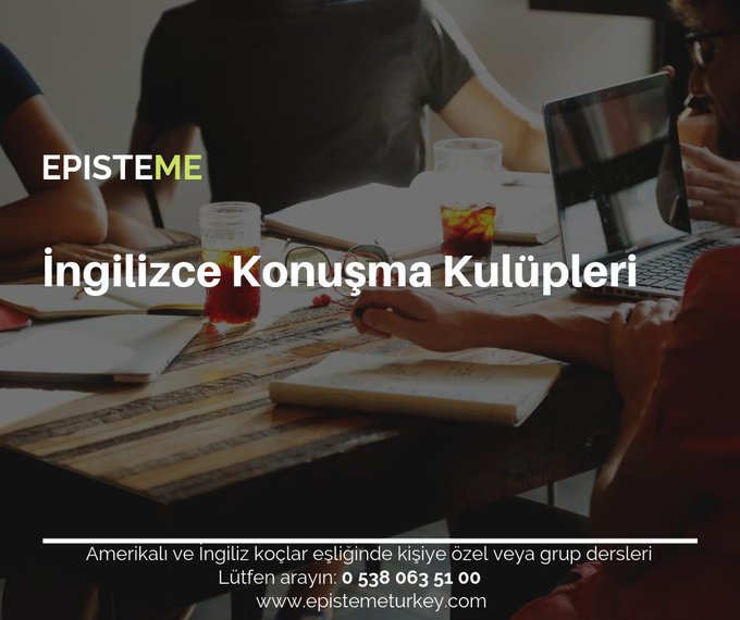 Amerikalı ve İngiliz Koçlar  Eşliğinde Kişiye Özel veya Grup İngilizce Konuşma Kulüplerimiz Başladı

Lütfen kayıt için arayın: 0 538 063 51 00