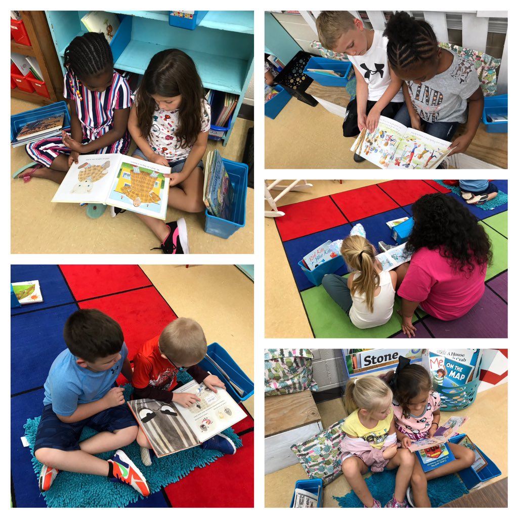 We love reading to someone in our daily 5 practice. #daily5 #lamarrocks
