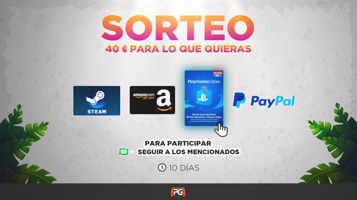 ProGamesTM's tweet photo. 💥🎁#SORTEO DE 40€ PARA LO QUE QUIERAS💥

➡Para participar: Haz RT🔁, Sigue a: @ProGamesTM

Termina: 02/09👍

¡SUERTE! 🍀 https://t.co/HpPvy8qQgp