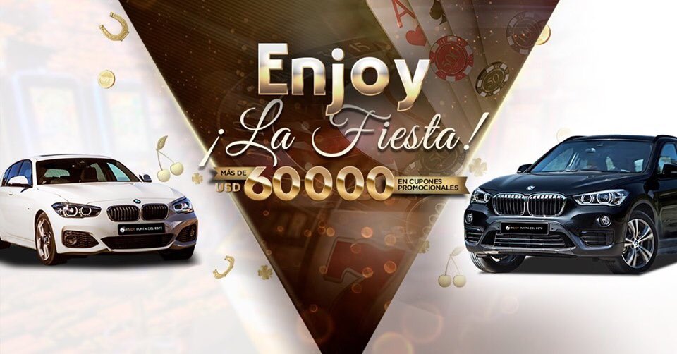 EnjoyPde's tweet photo. ENJOY ¡La Fiesta! ✨ Nuestro CASINO se viste de gala y en esta ocasión entregaremos más de usd 60.000 y sortearemos 1 BMW 118i Urban y 1 BMW X1 sDrive 18i City MT‼️ Te esperamos el 31 de agosto para celebrar juntos el aniversario de #EnjoyClub 👉Ingreso Free📣 https://t.co/ffE8WhbD7o