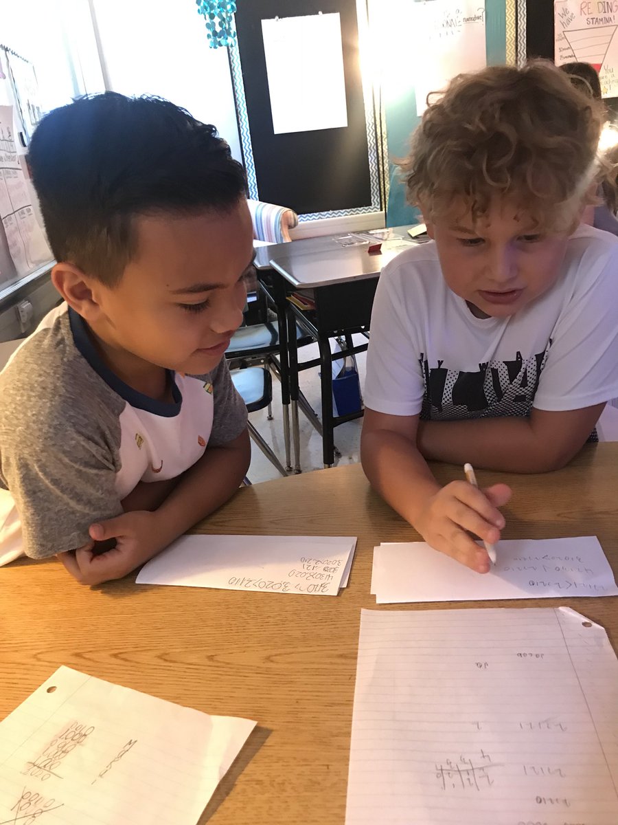 MsGholson's tweet photo. Comparing numbers using our names! Ss determined the value of their name and then compared their name value with another Ss. They then had to explain Their reasoning. @ISDSchools @Mill_Creek_ISD #MillCreekProud #isd3rdgrade https://t.co/6YjEJm0qs9
