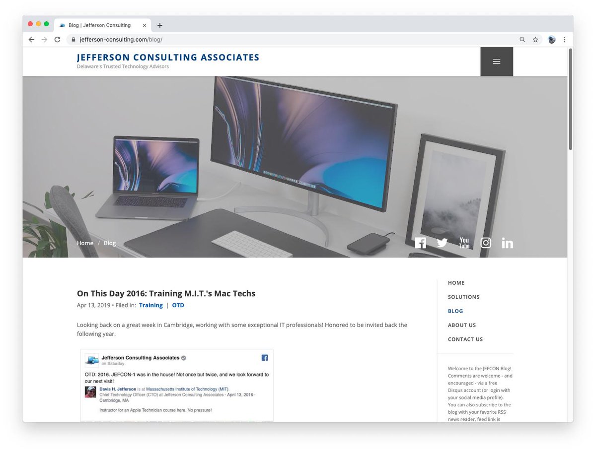 jefcon1's tweet image. Polished up the @JefconHQ website today, getting ready to refocus on the blog. I&apos;ve been slackin.&apos; Thanks to the fine folks at @realmacsoftware and the awesome @nickcates for the tools to do the job! #developersrock bit.ly/jefcon_web