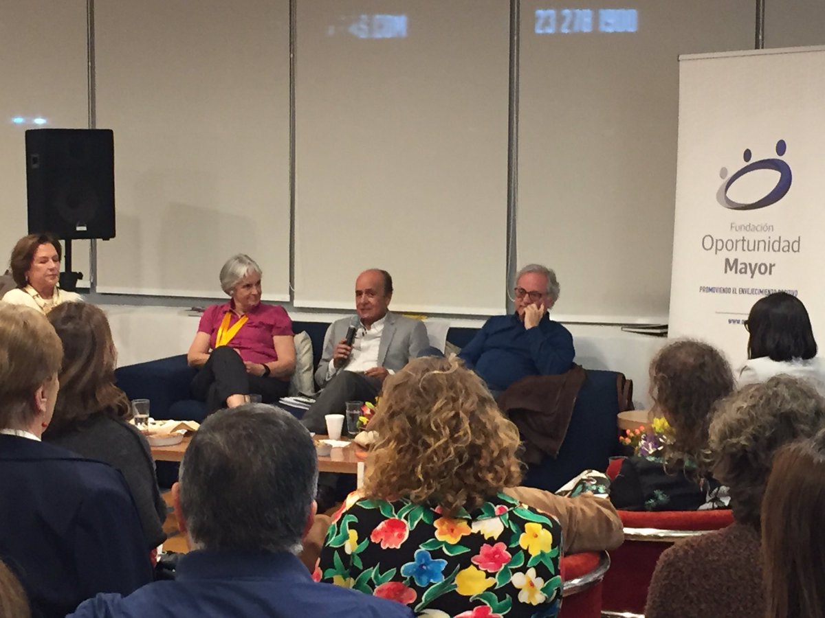 r_balcazar's tweet photo. “La gente mayor se siente despreciada, estamos vigente y podemos cambiar esa forma de pensar” - comenta el hermoso panel desde #wework @FundacionOMayor promoviendo el envejecimiento positivo 😘🥰 https://t.co/VarphsSiaQ