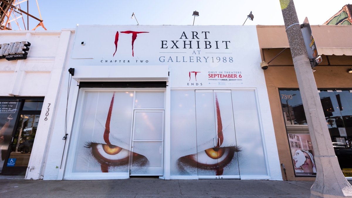 ITMovieOfficial's tweet photo. Fans across the globe “return” to Derry and created stunning works of art for #ITChapterTwo . See them now at @Galleries1988 in Los Angeles through 9/8 #ITMovie https://t.co/DlZWVZfFXs