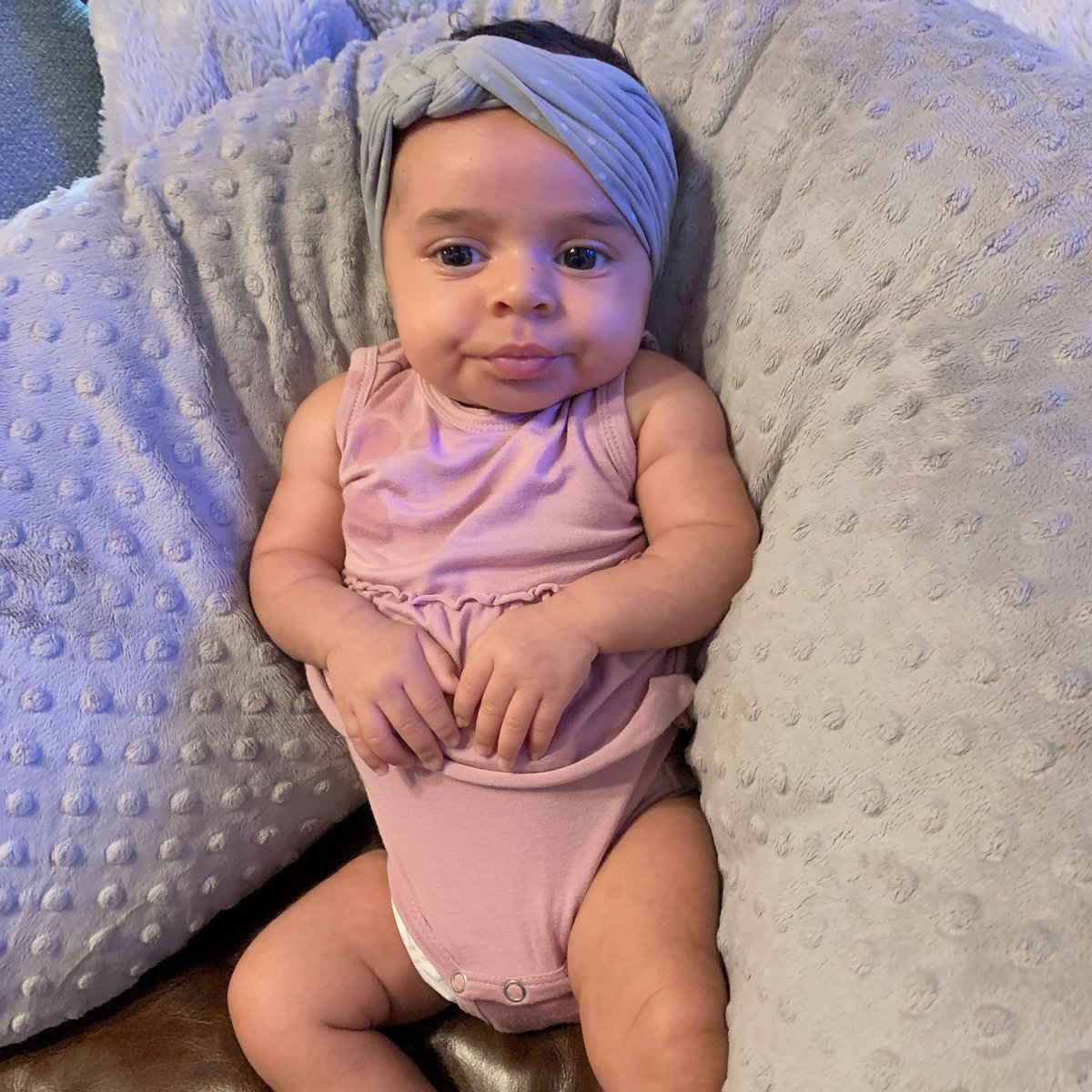 sydneyleroux's tweet photo. Roux has been alive for 2 months and already has an attitude. #thatsmygirltho https://t.co/UELOQ0bSeH